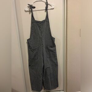 9seed cotton overalls Striped‎ blue size Small